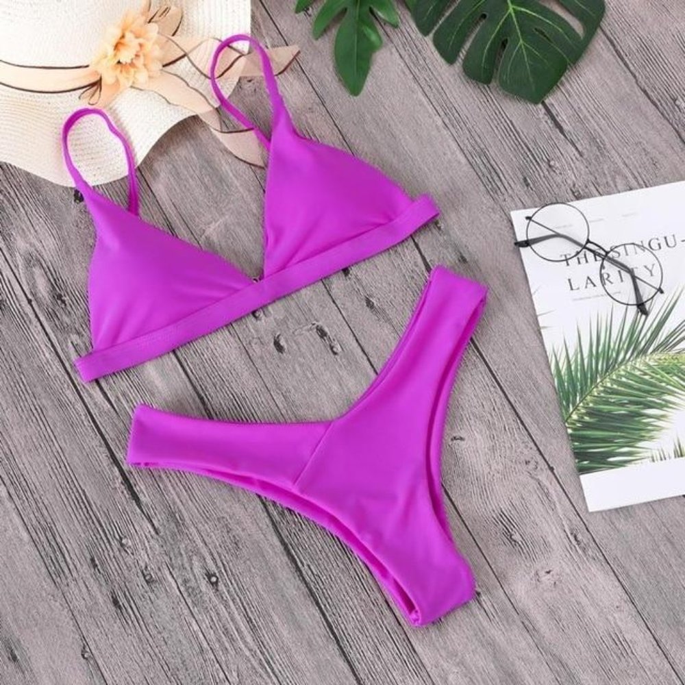 Sexy Bikini Set Purple / Medium
